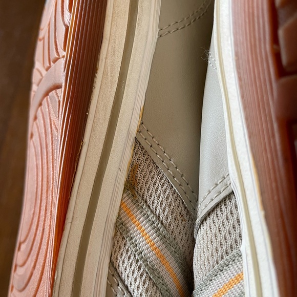 Womens Keds Gray Leather Lace Up Sneakers 8M - Picture 5 of 6